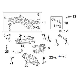 Acura OE - Suspension Control Arm Nut