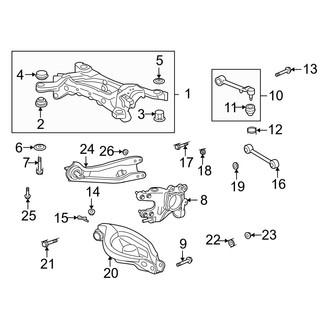 Acura OE - Rear Suspension - Suspension Components