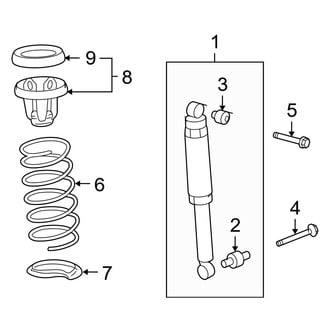 Acura OE - Rear Suspension - Shocks & Components (Technology Package)