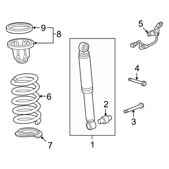 Acura OE - Rear Suspension - Shocks & Components