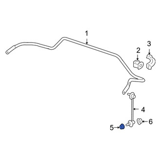 Acura OE - Front Suspension Stabilizer Bar Link Nut