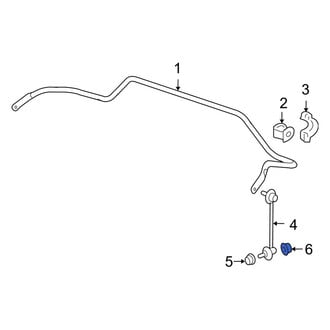 Acura OE - Front Suspension Stabilizer Bar Link Nut