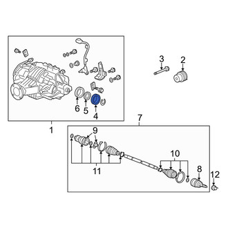 Acura OE - CV Axle Shaft Seal