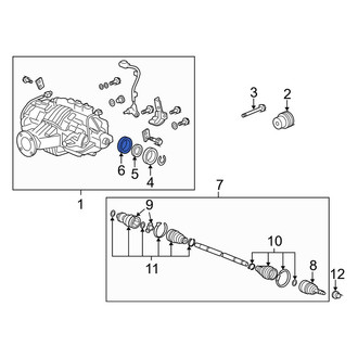 Acura OE - CV Axle Shaft Seal