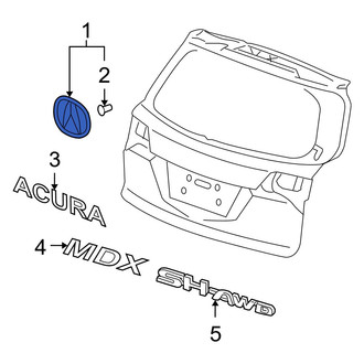 Acura OE - Rear Hatch Emblem