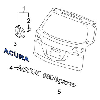 Acura OE - Rear Hatch Emblem
