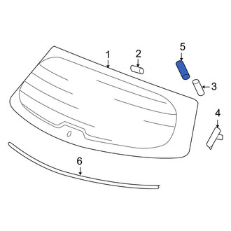 Acura OE - Back Glass Clip