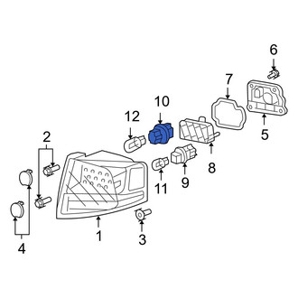 Acura OE - Rear Lower Turn Signal Light Socket
