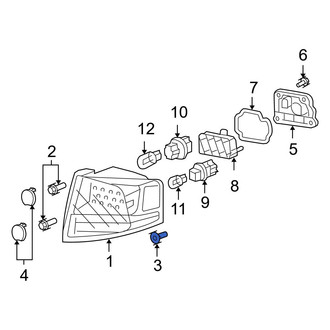 Acura OE - Back Up Light Grommet