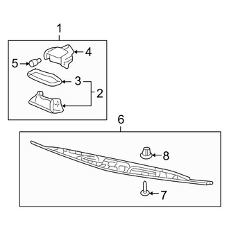 Acura OE - Rear License Plate Light Assembly