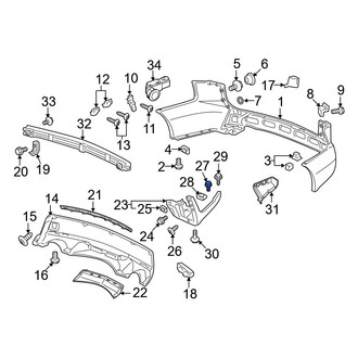 Acura OE - Hood Hinge Bolt