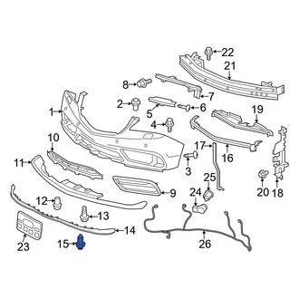 Acura OE - Valance Panel Clip