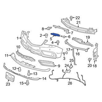 Acura OE - Right Bumper Cover Spacer