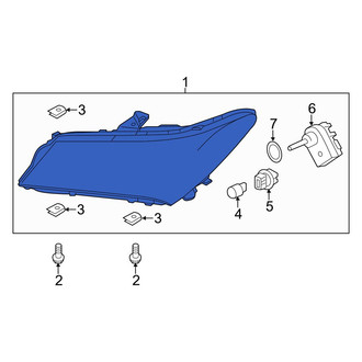 Acura OE - Front Right Headlight Assembly