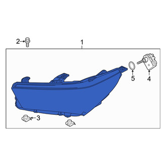 Acura OE - Front Left Headlight Assembly