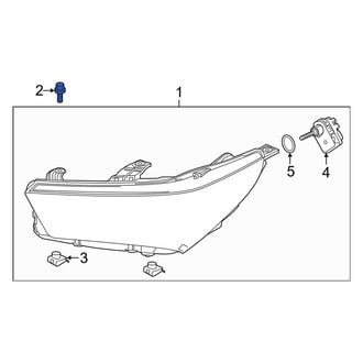 Acura OE - Bumper Cover Bolt