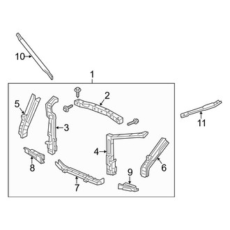 Acura OE - Radiator Support