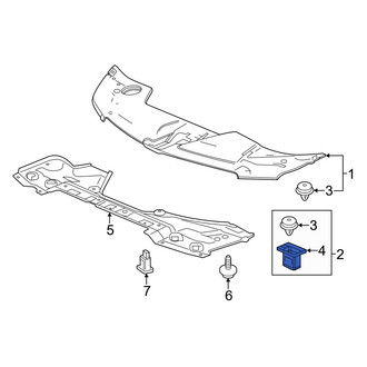 Acura OE - Fender Filler Panel Clip