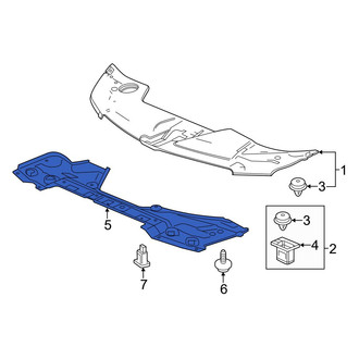 Acura OE - Front Radiator Support Splash Shield