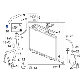 Acura OE - Radiator Hose Clamp