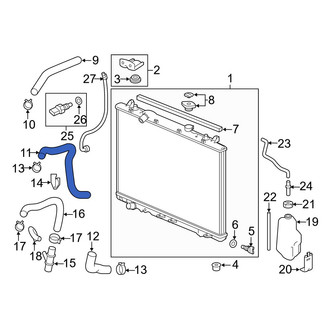 Acura OE - Lower Radiator Coolant Hose