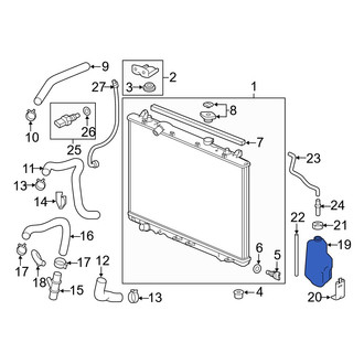 Acura OE - Engine Coolant Reservoir