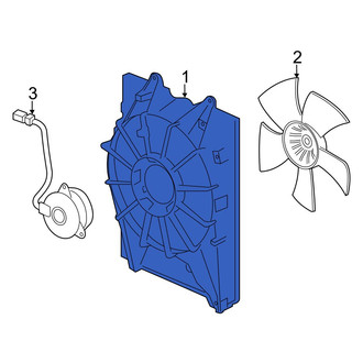 Acura OE - Front Engine Cooling Fan Shroud