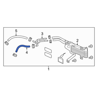 Acura OE - Automatic Transmission Oil Cooler Hose