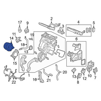 Acura OE - HVAC Blower Motor Assembly