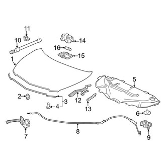 Acura OE - Hood & Components