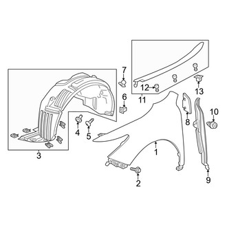 Acura OE - Fender & Components