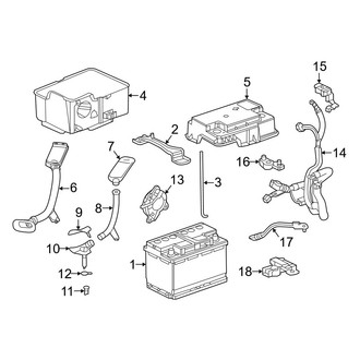 Acura OE - Electrical - Battery (Conventional)