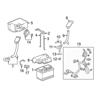 Acura OE - Electrical - Battery (Conventional), (3.0L)