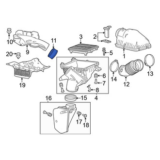 Acura OE - Engine Air Intake Hose Seal