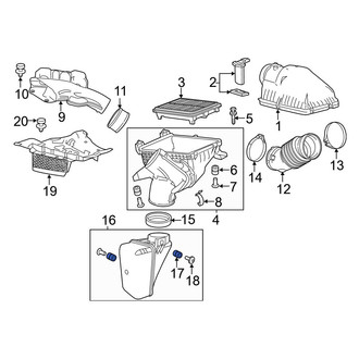 Acura OE - Engine Air Intake Resonator Insulator
