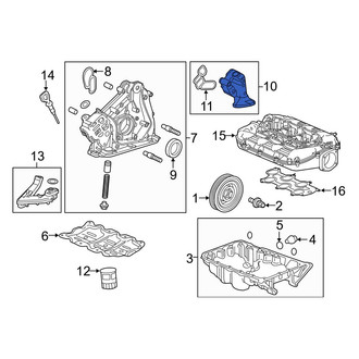 Acura OE - Engine Oil Filter Housing