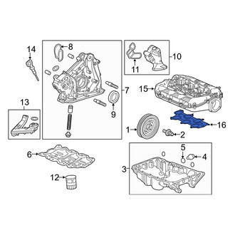 Acura OE - Right Lower Engine Intake Manifold Gasket