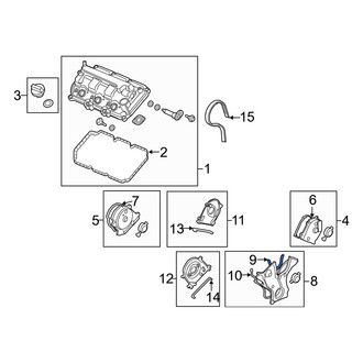 Acura OE - Engine Timing Cover Gasket