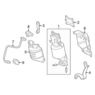 Acura OE - Exhaust System - Exhaust Manifold