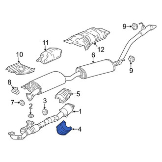Acura OE - Front Floor Pan Heat Shield