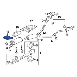 Acura OE - Front Floor Pan Heat Shield