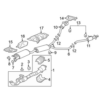 Acura OE - Exhaust System - Exhaust Components