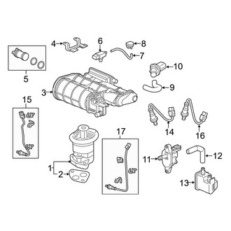 Acura OE - Emission System - Emission Components