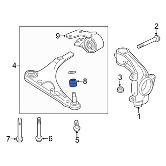 Acura OE - Front Suspension Control Arm Cover