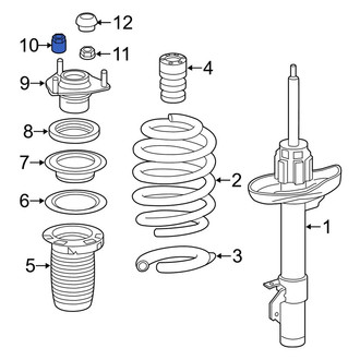 Acura OE - Suspension Strut Mount Nut