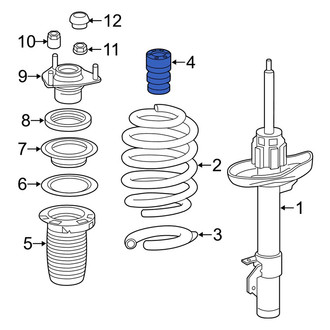 Acura OE - Front Suspension Strut Bumper