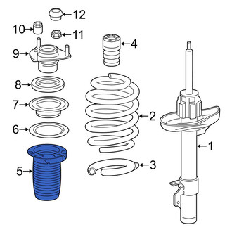 Acura OE - Front Left Suspension Strut Bellows