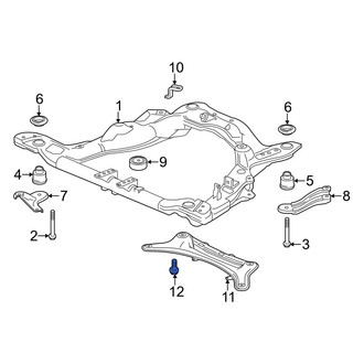 Acura OE - Suspension Crossmember Reinforcement Bolt