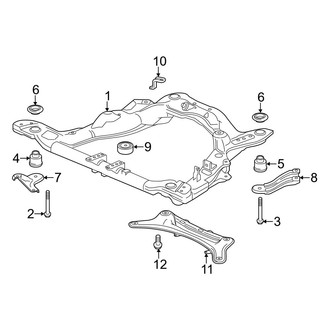 Acura OE - Front Suspension - Suspension Mounting