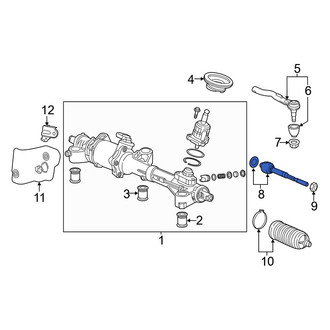 Acura OE - Inner Steering Tie Rod End